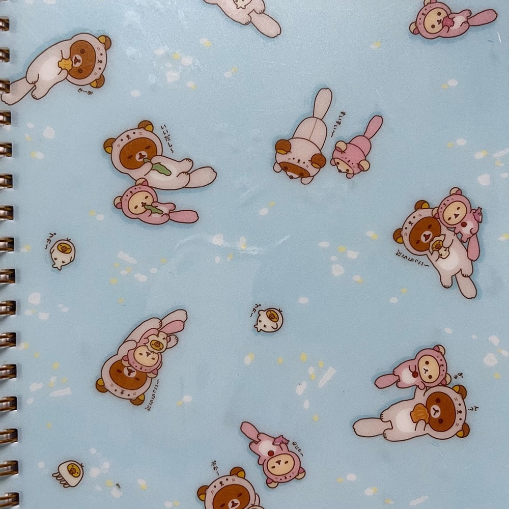 *NWOT* Rilakkuma Blue Notebook - Picture 3 of 3